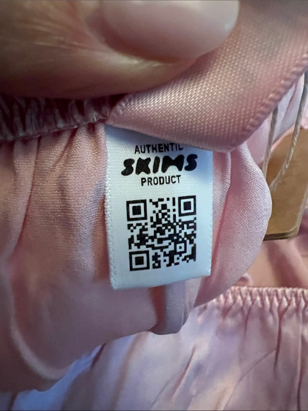 SKIMS Peony Pink Silk Lace Cami & Shorts Sleep Set Lingerie Size Medium NWT - Picture 8 of 10